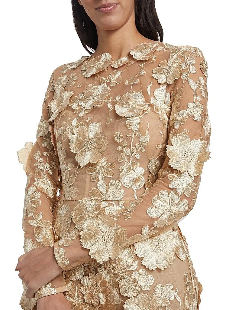 BRONX AND BANCO Bouquet Maraya Floral Minidress 6