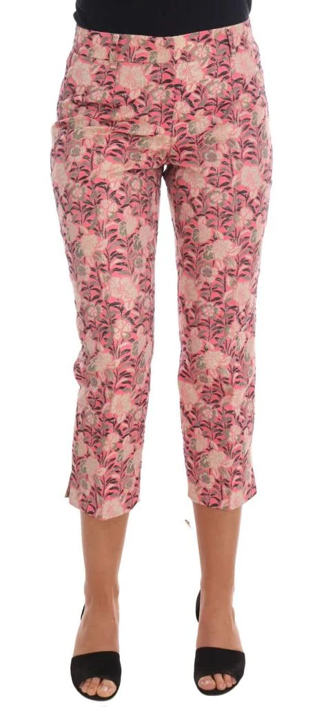 Dolce 
Gabbana pink Floral Brocade Capri Women
s Pants