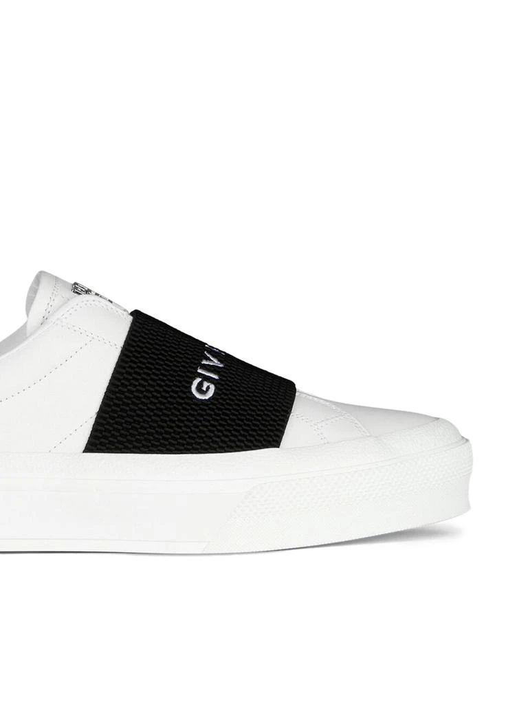 Givenchy SNEAKERS IN LEATHER WITH GIVENCHY WEBBING 6