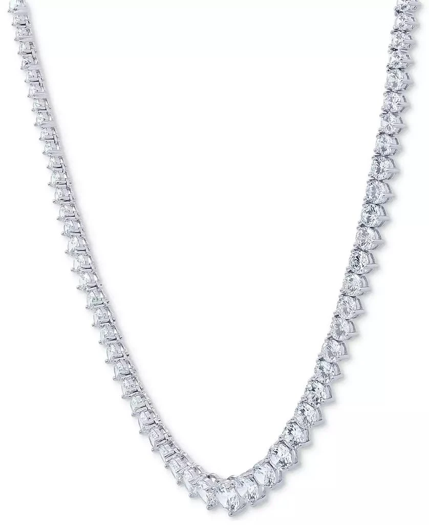 Macy's Diamond Graduated Tennis Necklace (5 ct. t.w.) in 14K White Gold or 14k Yellow Gold 4