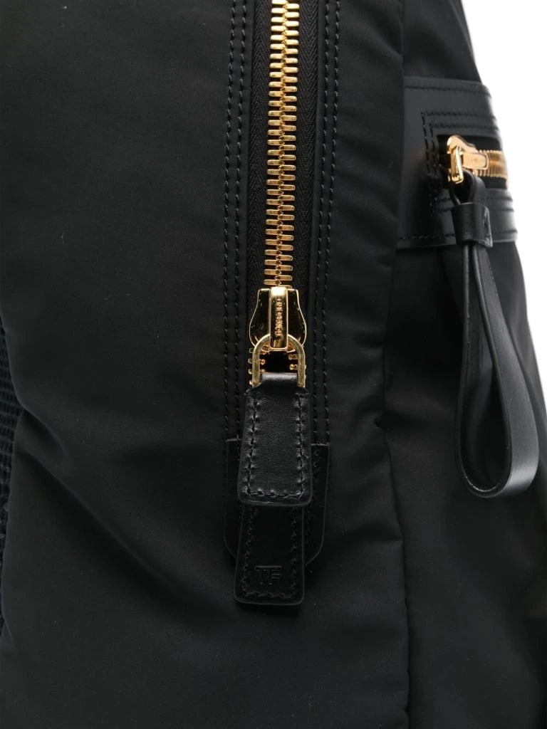 Tom Ford LEATHER DETAILED NYLON BACKPACK 3