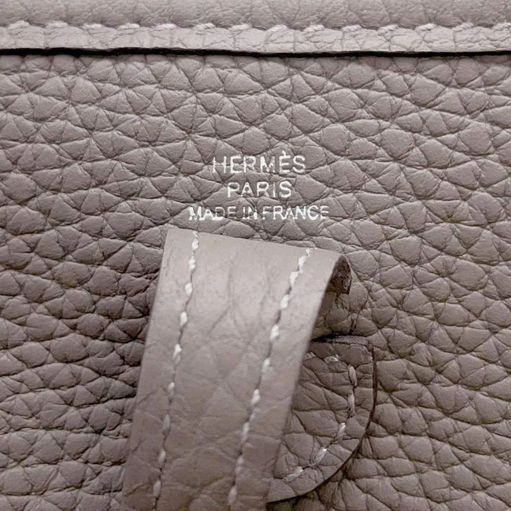 Hermes Hermes Gris Meyer Taurillon Clemence Evelyne Amazon TPM Shoulder Bag 5