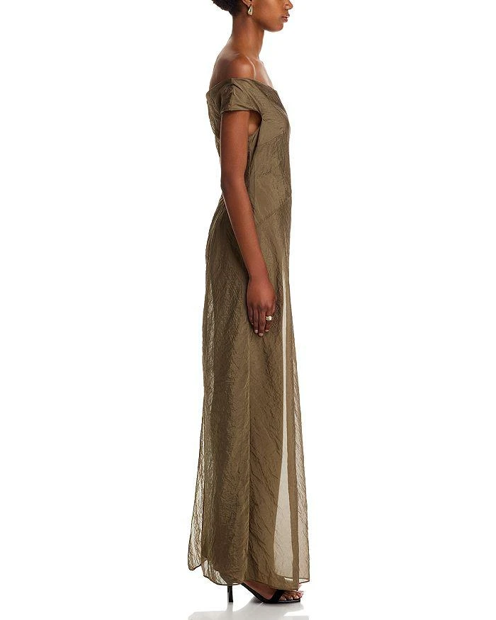 Staud Cheyenne Dress Taupe