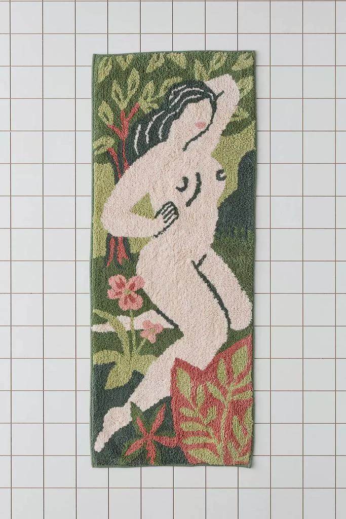 Urban Outfitters Nude Landscape Runner Tufted Bath Mat 2