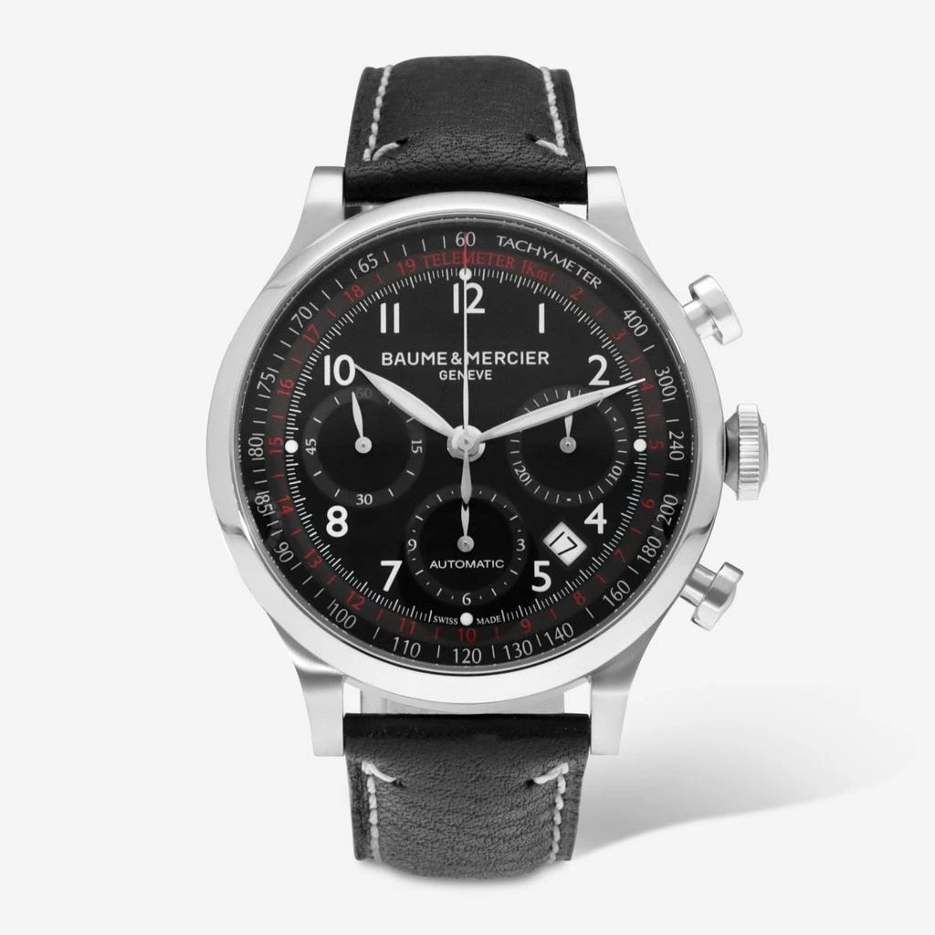 Baume & Mercier Baume & Mercier Capeland Stainless Steel Automatic Men's Watch 10001 1