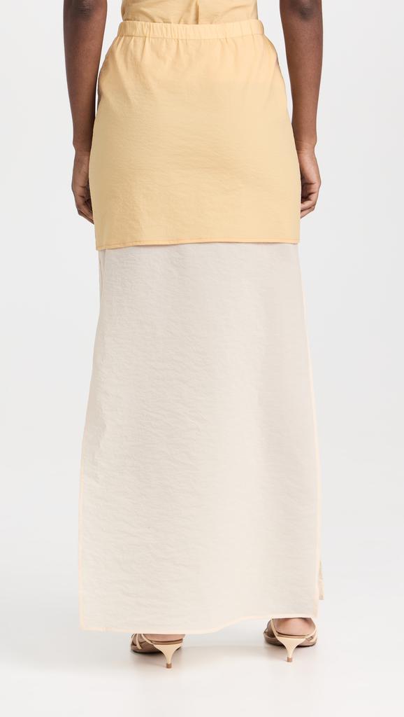 ROSETTA GETTY Double Layer Split Skirt