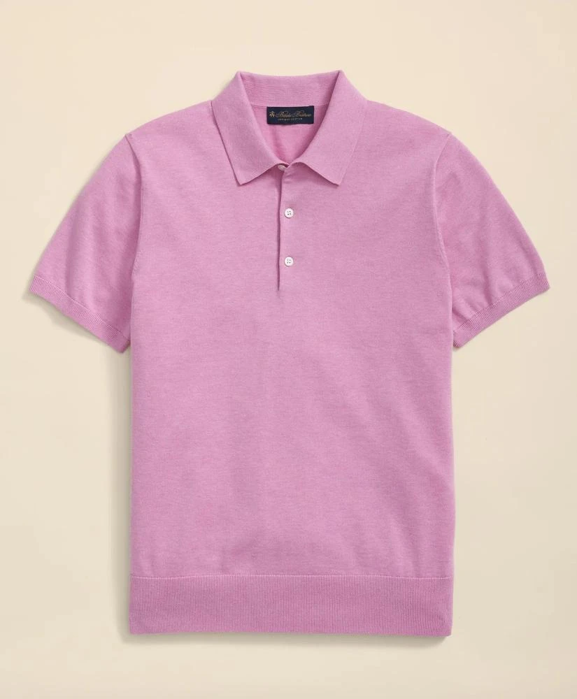 Brooks Brothers Supima® Cotton Short-Sleeve Polo Sweater 1