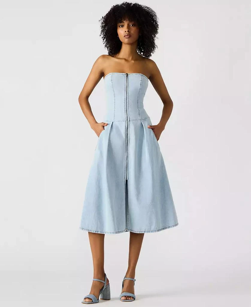 white dress boat neck Women's Jacquard Cotton Mini & Reviews - White - Dresses Two Piece Green Prom No Stretch NPU-Deejay-202503 Size:One size for SM (2-8)