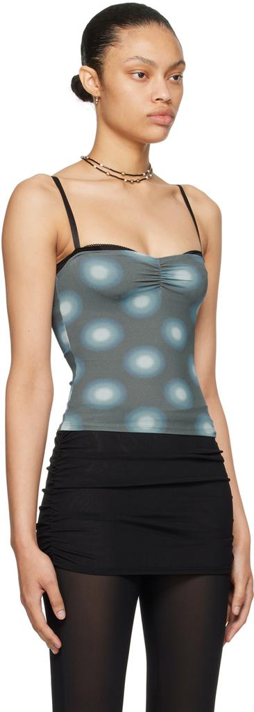 Miaou Gray & Blue Enzo Camisole