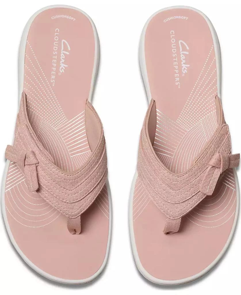 Clarks Women's Cloudsteppers Breeze Dalia Rip Tape Sandals 4
