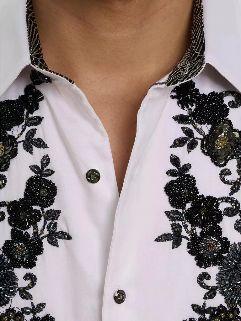 Robert Graham Deco Dave Beaded Floral Shirt 5