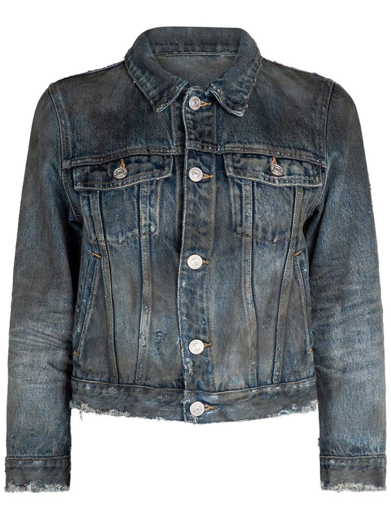 BALENCIAGA Shrunk Denim Jacket