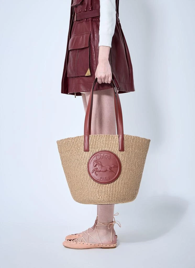 Chloé Large Horse Medal Basket Bag 2