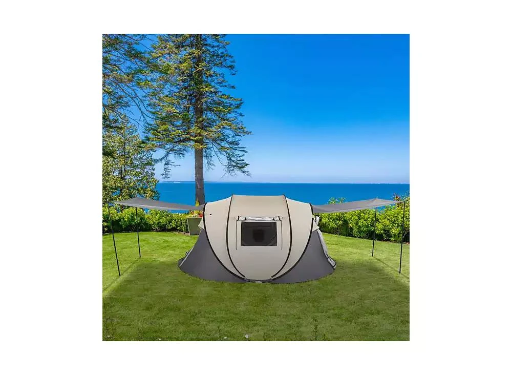 Slickblue 4-Person Pop Up Camping Tent, Easy Setup for Hiking, Fishing, Beach & Outdoor Adventures 2