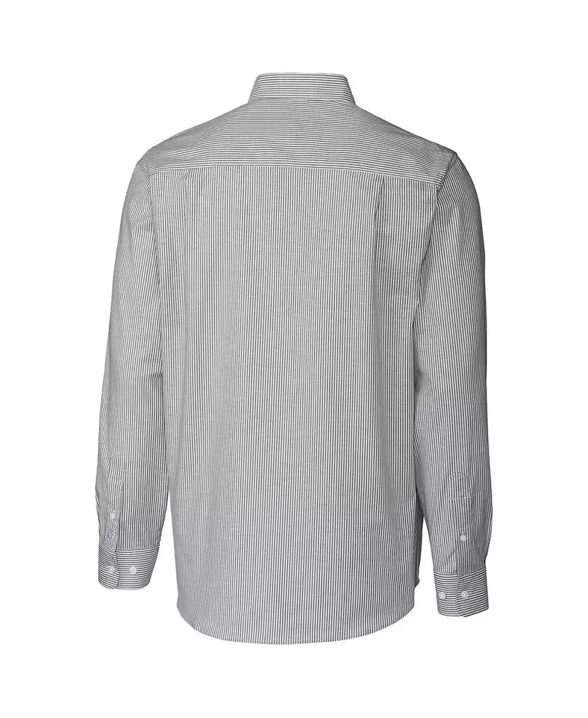 Cutter & Buck Men's Florida Gators Vault Stretch Oxford Stripe Long Sleeve Button-Down Shirt