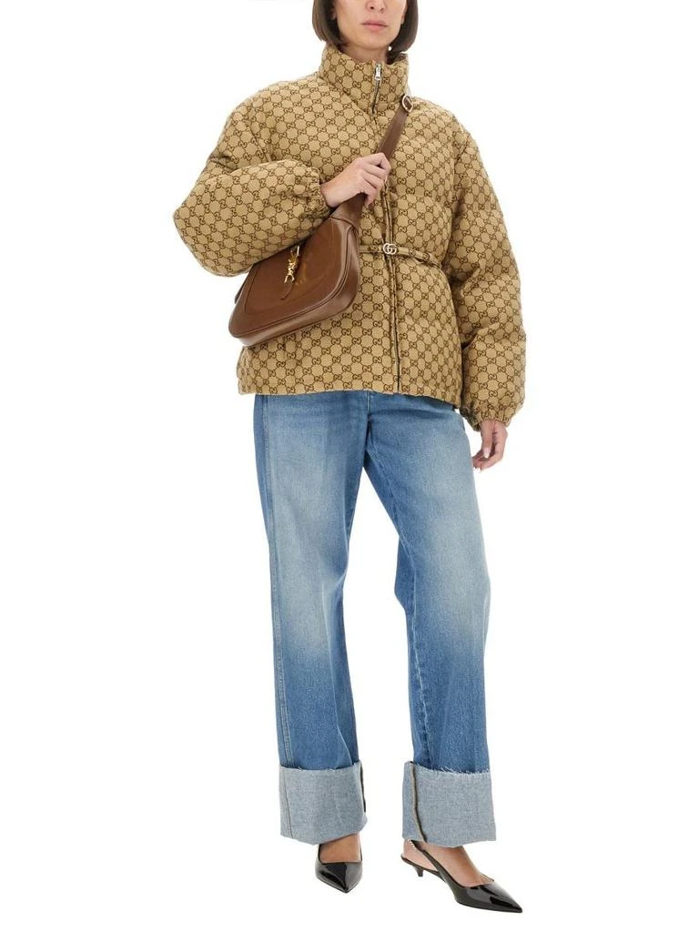 Gucci Gucci Fabric Bomber Jacket Gg 2
