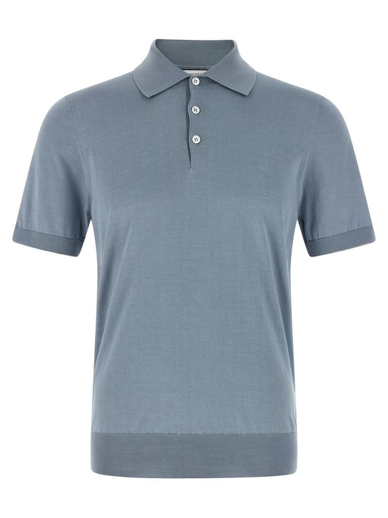 Brunello Cucinelli Short-Sleeved Polo Shirt – On Sale Now with Up