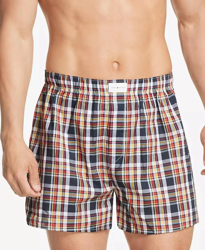 Tommy Hilfiger Men's 3-Pack Classic Printed Cotton Poplin Boxers 2