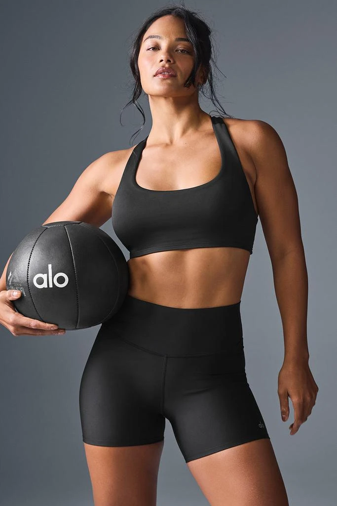 Alo Airlift Advantage Racerback Bra - Black 1