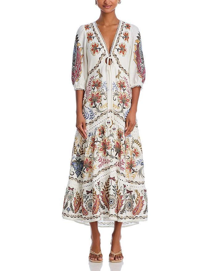 asos glam festival dress with boho beading Long Jersey Dress With Sequin Floral Appliqu And Open Back