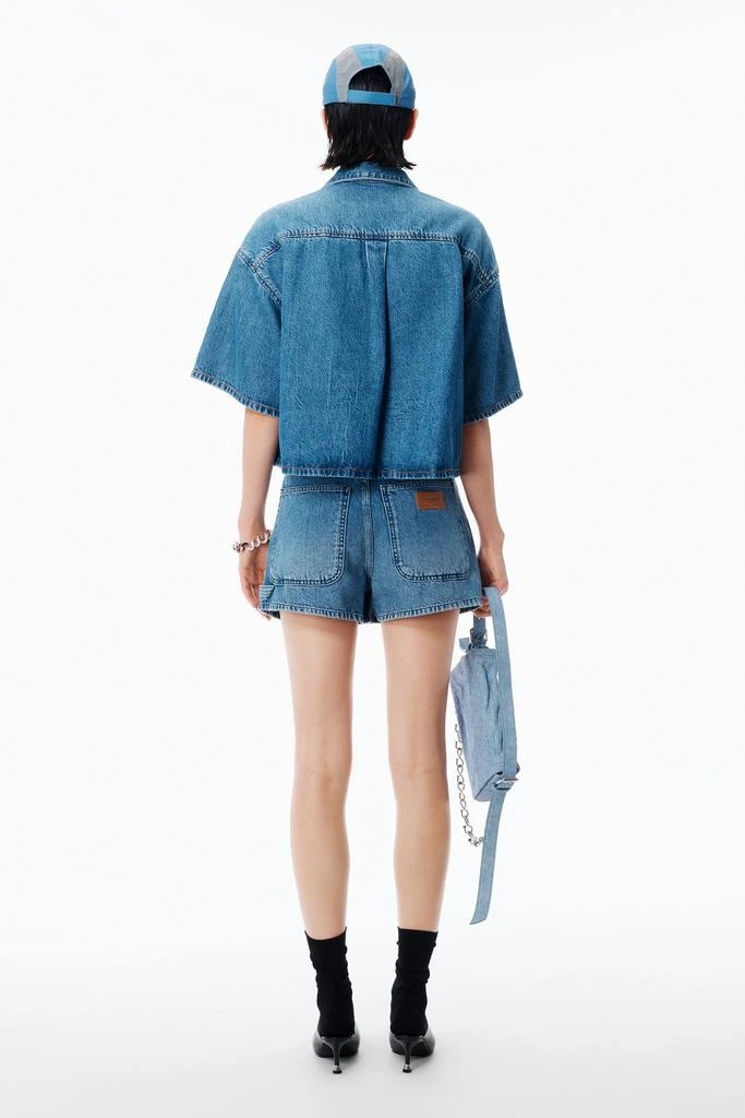 Alexander Wang Cropped Denim Shirt 4