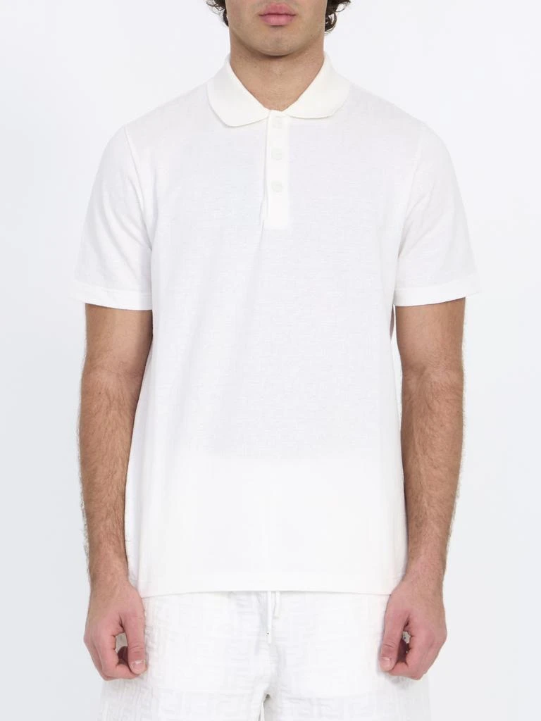 Fendi FF cotton polo shirt 4