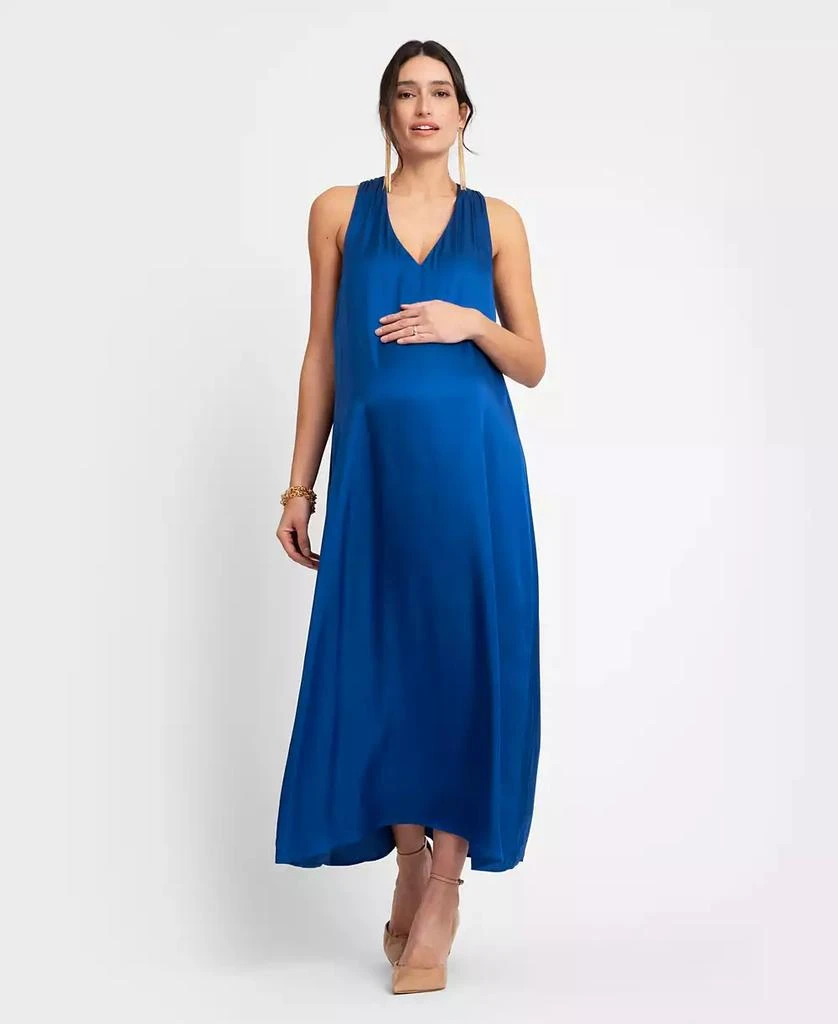 Women's Maternity Reversible Halter A Line Dress – On Sale Now with Up to  60% Off