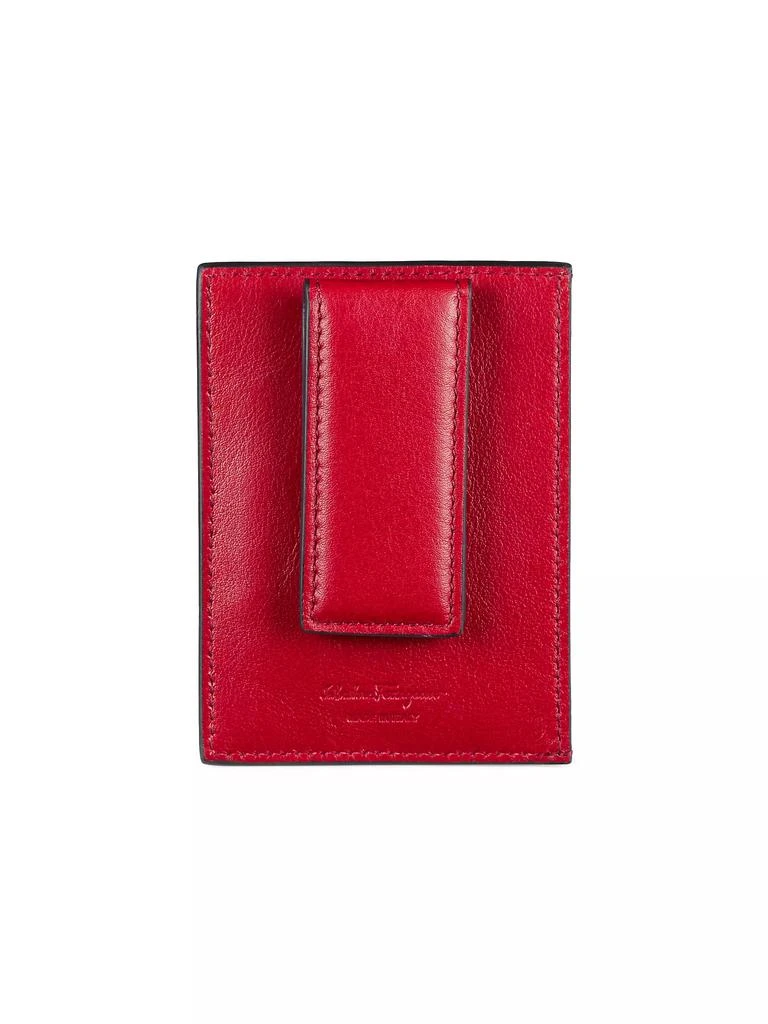 Salvatore Ferragamo Revival Gancini Leather Card Wallet 2