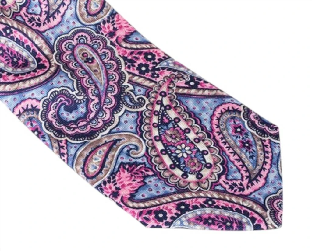 R. Hanauer R. Hanauer - Men's Bernadette Paisley Necktie 3