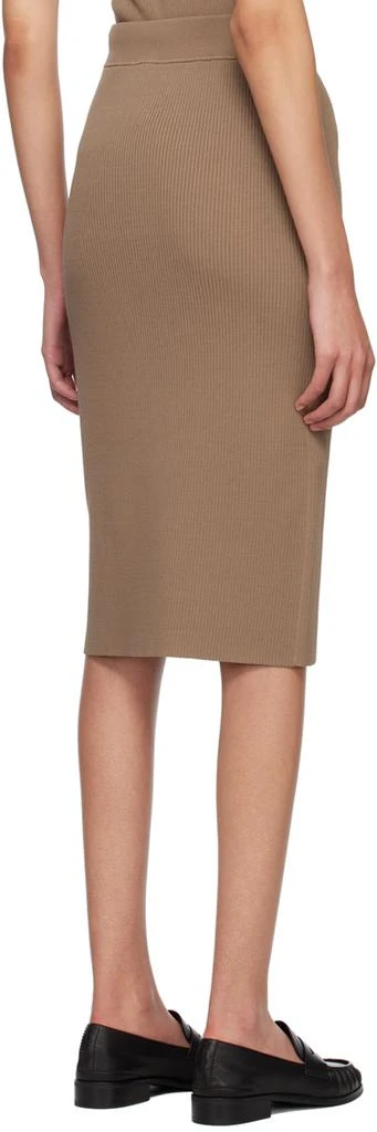 Rag & Bone Brown Asher Midi Skirt 3