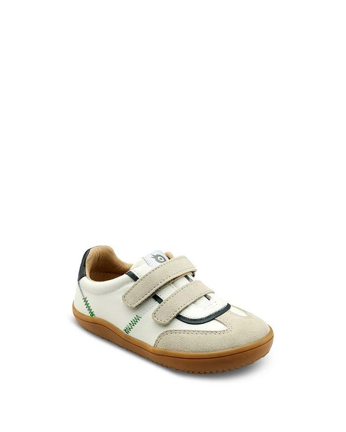 Old Soles Unisex Zigsta Barewalk Leather Sneakers - Toddler, Little Kid
