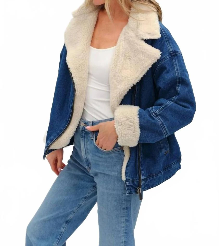 SIX/FIFTY Williston Jacket In Denim 4