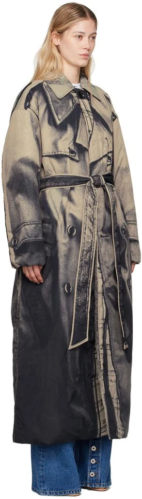 Jean Paul Gaultier Beige 
The Trompe L
œil
 Trench Coat 2