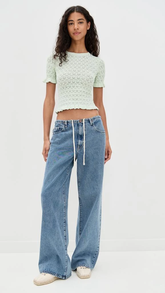 Sea Rue Fine Gauge Knit Short Sleeve Sweater 4