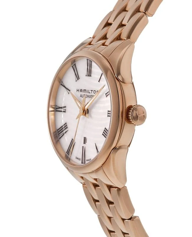 Hamilton Hamilton Jazzmaster Lady Auto Mother of Pearl Dial Rose Gold PVD Steel Women's Watch H42245191 3