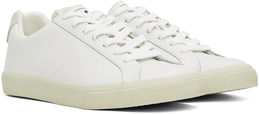 Veja White Esplar Leather Sneakers 4