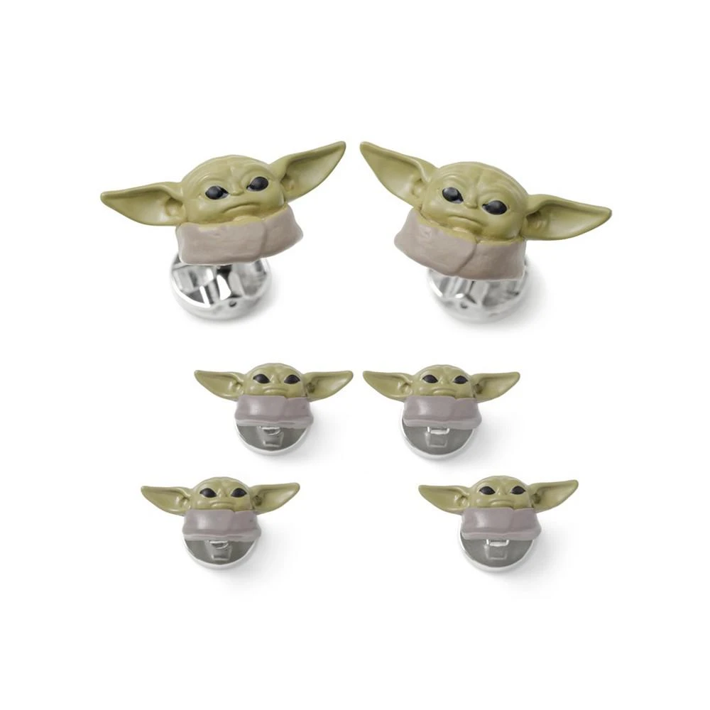 Star Wars Men's 3D Grogu Cufflinks and Studs, 6 Piece Set 1