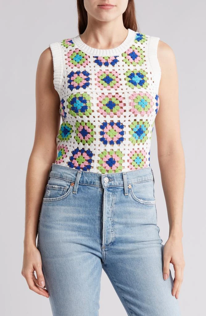 Design History Granny Square Crochet Tank 1