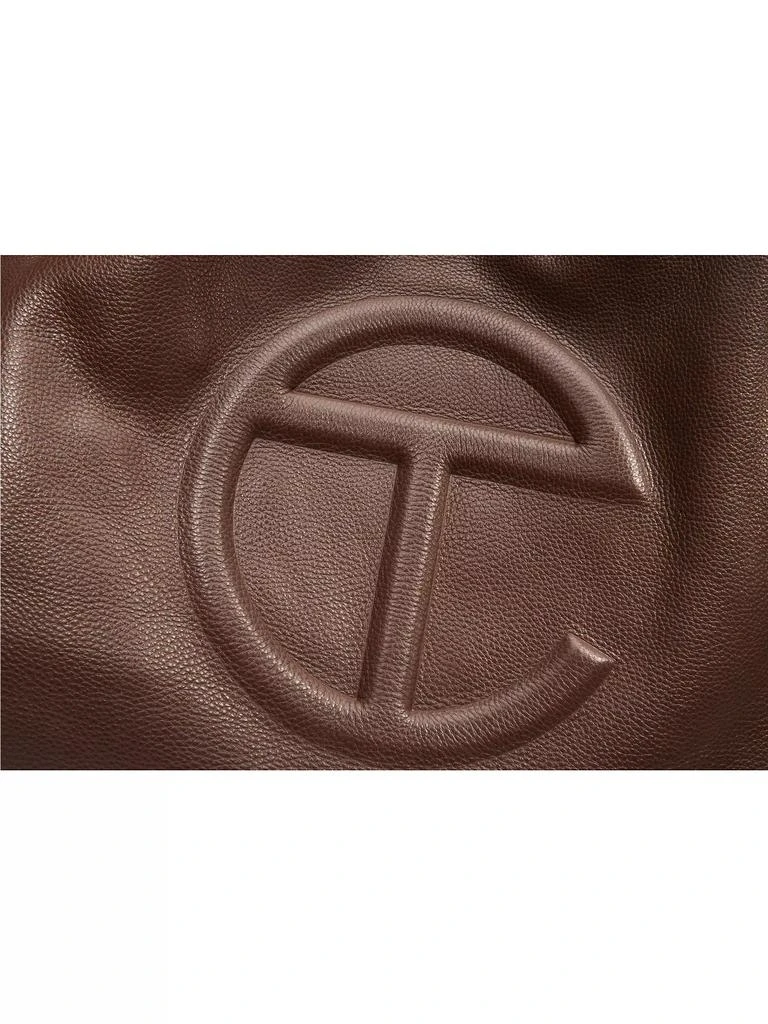 Telfar Large Pebbled Leather Carry Bag 10
