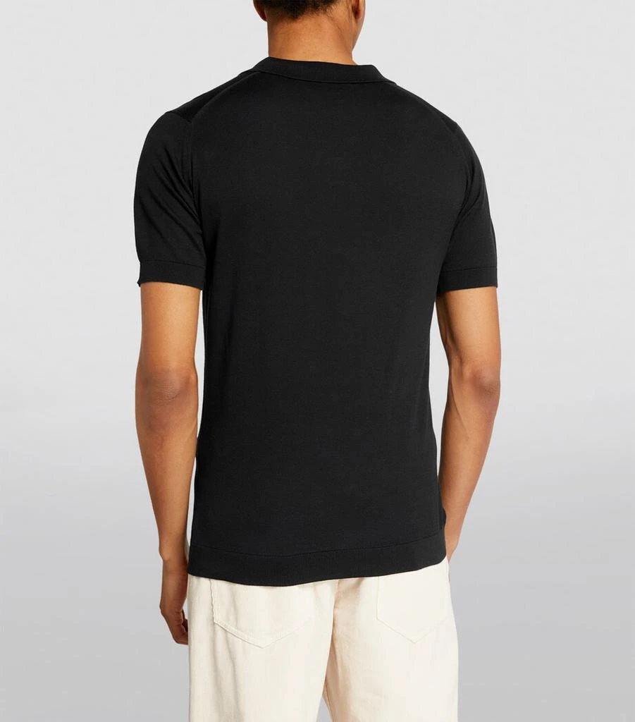 John Smedley Merino Wool Polo Shirt 4