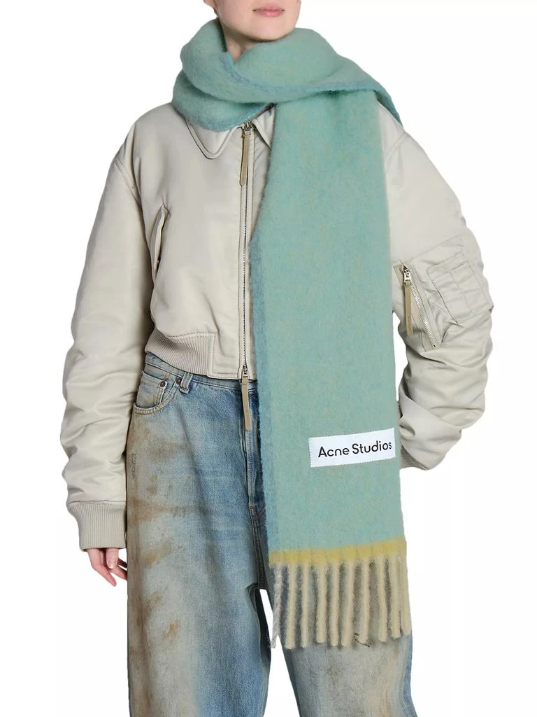 Acne Studios Vally Alpaca, Wool, &amp; Mohair Scarf 1