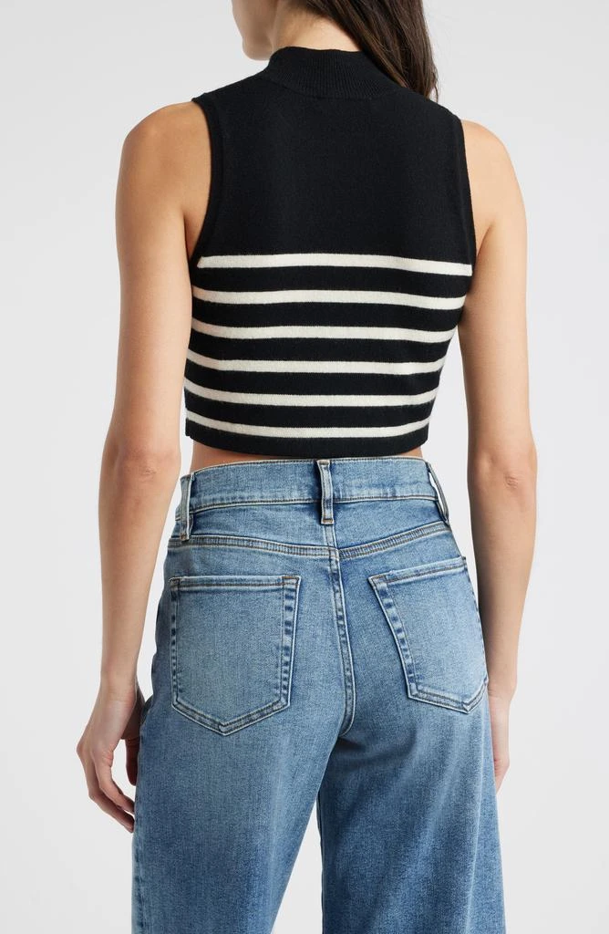 FRAME Cashmere Sleeveless Crop Sweater 2