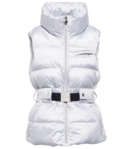 Jet Set Clara Glam belted puffer vest 1