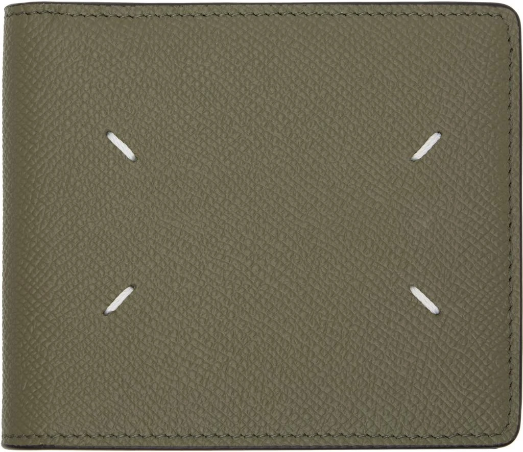 MAISON MARGIELA Khaki Slim Wallet 1