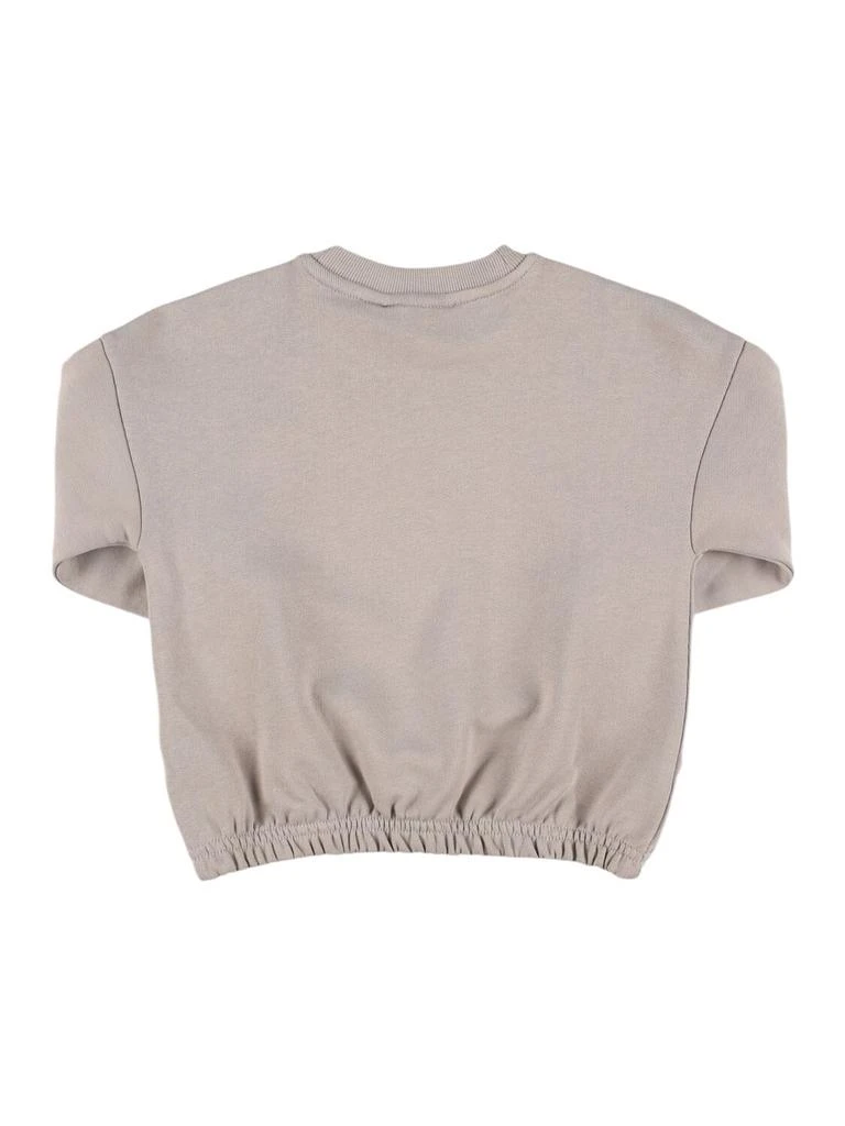 MINI RODINI Organic Cotton Crewneck Sweatshirt 2