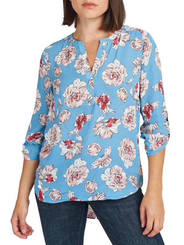Daniel Rainn Renee Floral Print Top