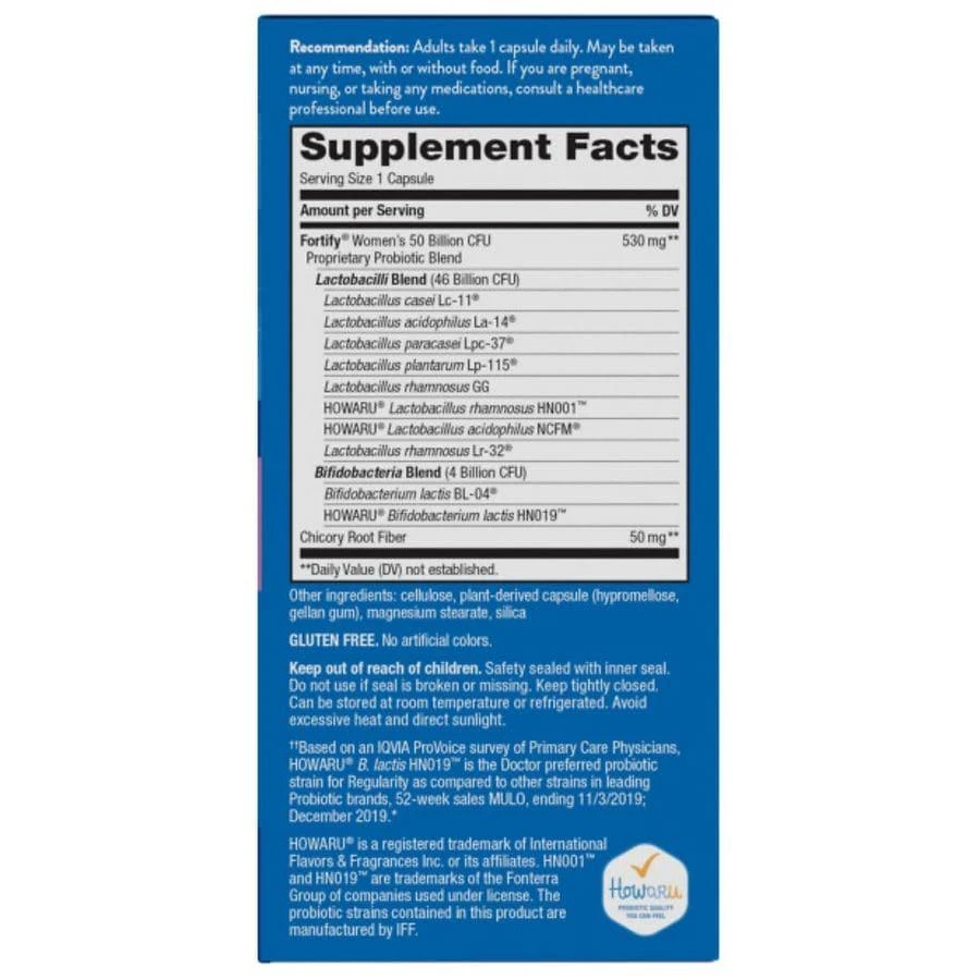 Nature's Way Fortify Women's 50 Billion Probiotic Vegetable Capsules 5