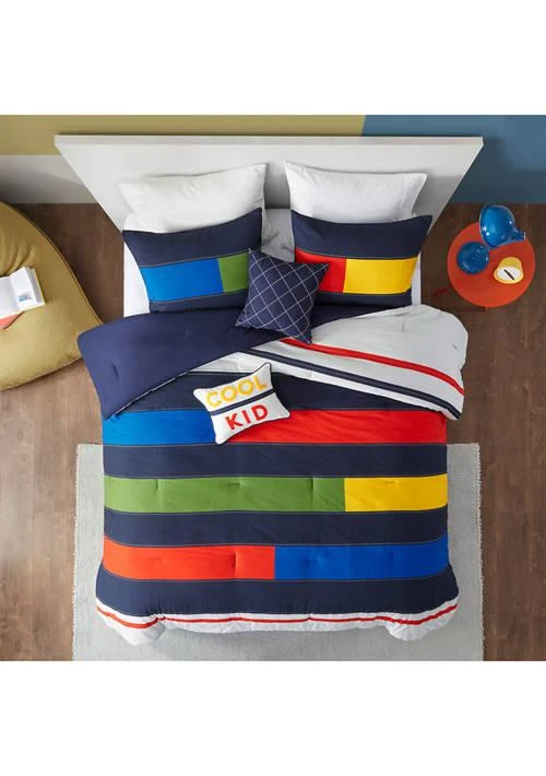 Urban Habitat Kids Morris Stripe Printed Comforter Set 2