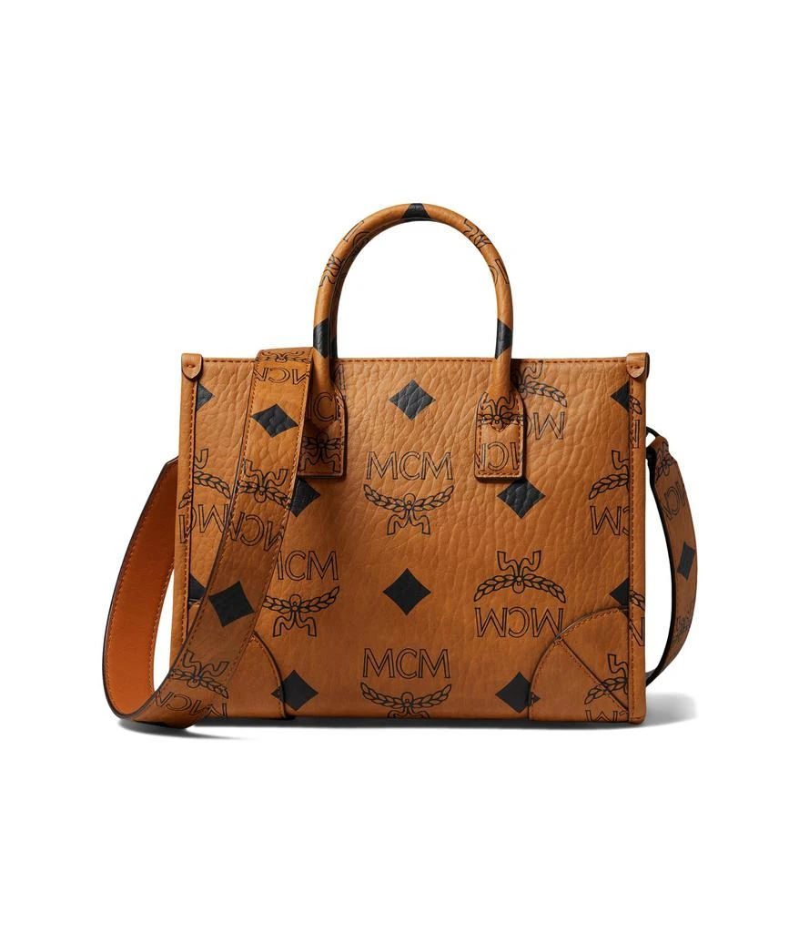 MCM Munchen Maxi Monogrammed VI Tote Small 1