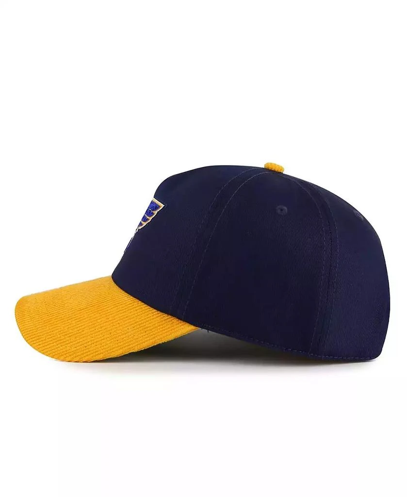 American Needle Men's Navy/Gold St. Louis Blues Burnett Adjustable Hat 3